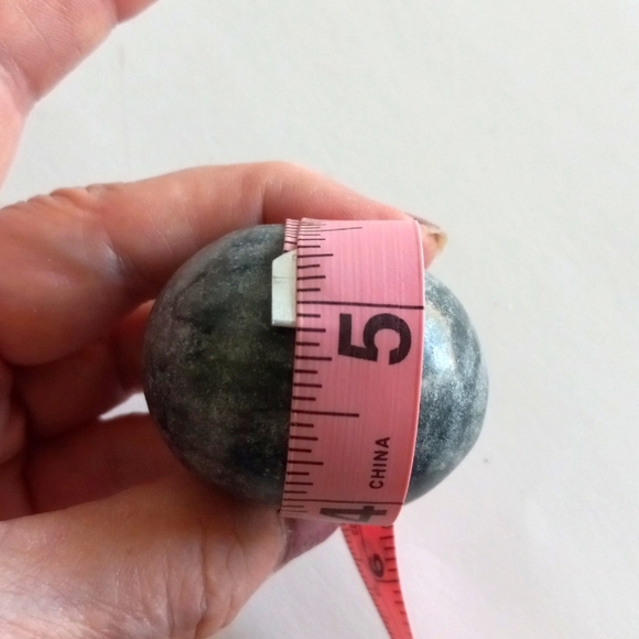 Blue Calcite Banded Crystal Egg. - Picture 10 of 10